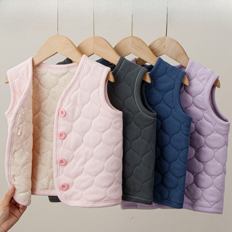 Winter Clothing Baby Boy - Children's Vest Autumn Winter Boys Girls