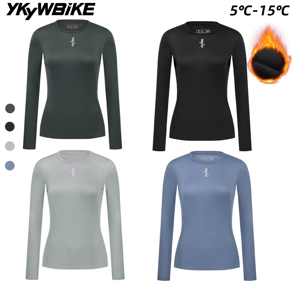 Thermal Base Layer - YKYWBIKE Women's Cycling Base Layer Bicycle
