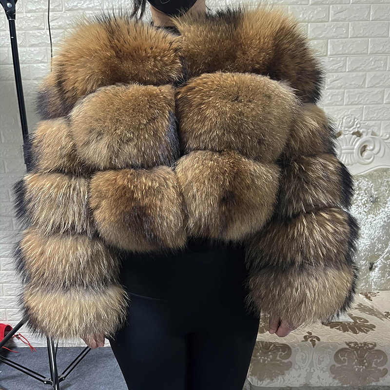 Plus Size Tops Brown Fur Maoma - Winter Clothing Clearance Sale review and price