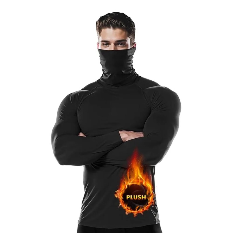 Mens Winter Fleece Hooded Tigh - Thermal Base Layer review and price