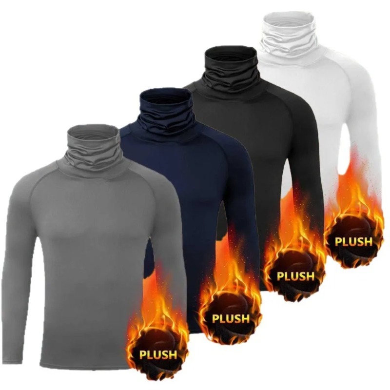 Mens Winter Fleece Hooded Tigh - Thermal Base Layer review and price
