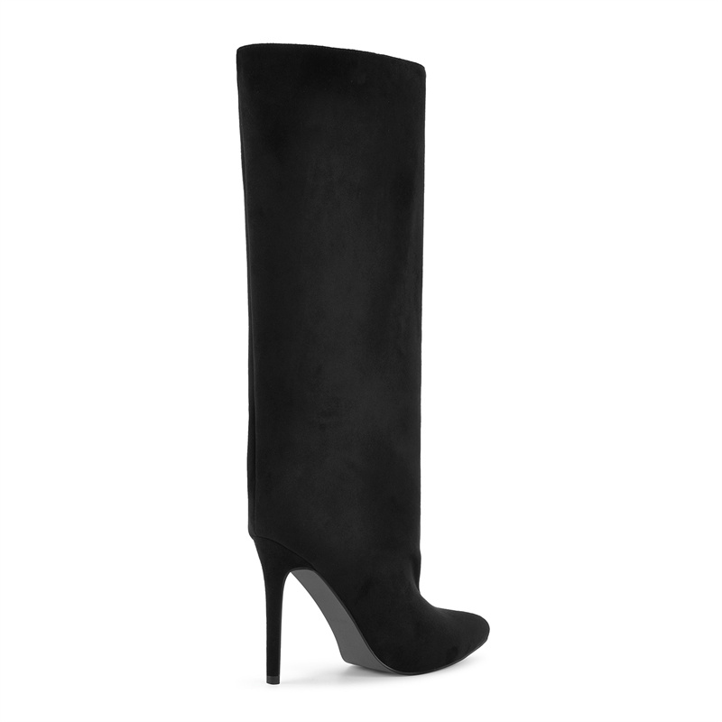 Onlymaker Black Faux Suede Kne - Winter Clothing Clearance Sale review and price