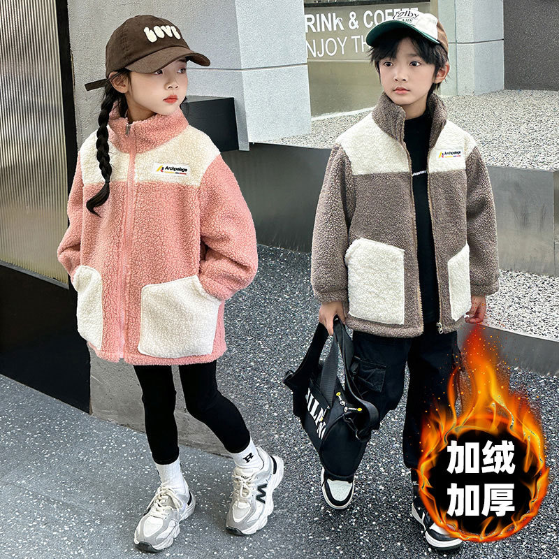 Kids LambWool Coats Winter Boy - Winter Clothing Activity review and price