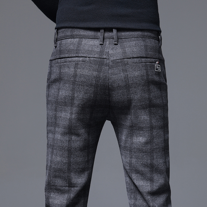 2025 New Plaid Pants Men Busin - Quality Winter Clothing Brand review and price