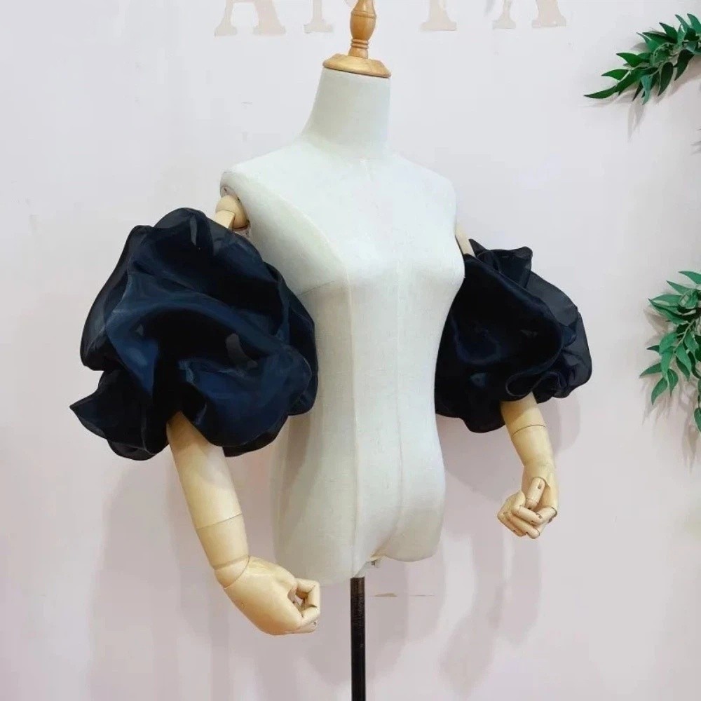 Stylish Puffy Bridal Sleeves O - Winter Clothing Clearance Sale review and price