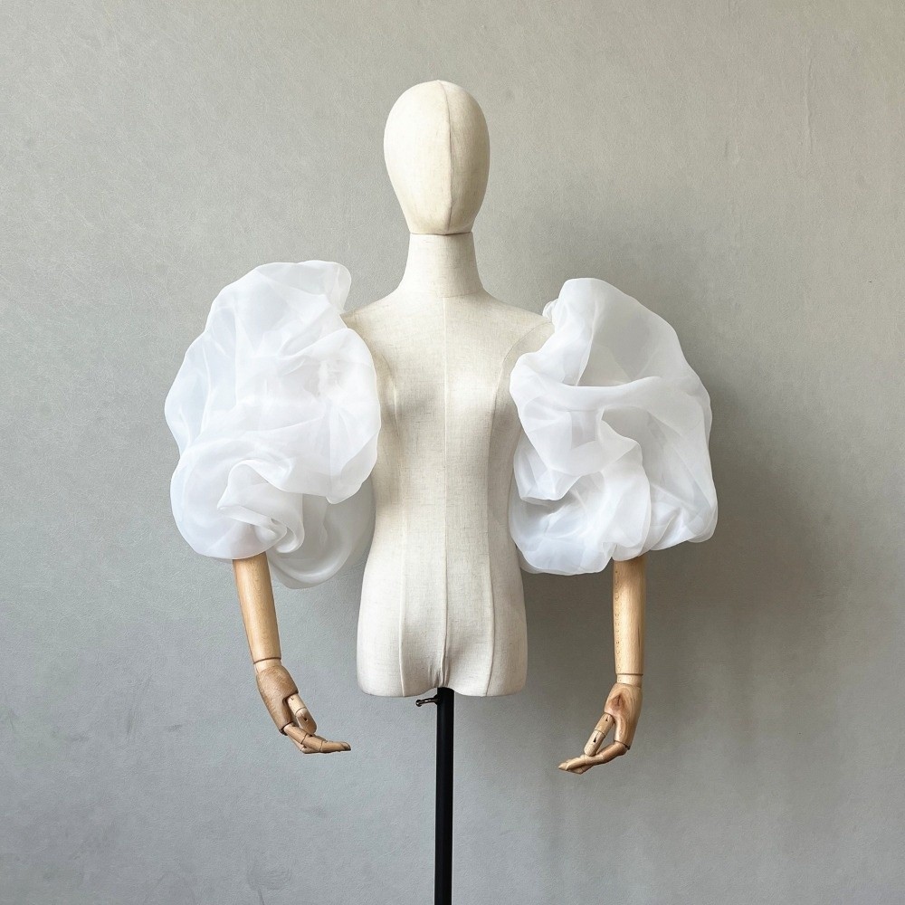 Stylish Puffy Bridal Sleeves O - Winter Clothing Clearance Sale review and price