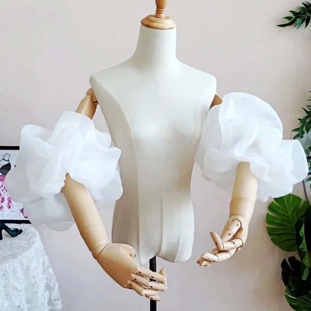 Stylish Puffy Bridal Sleeves O - Winter Clothing Clearance Sale review and price