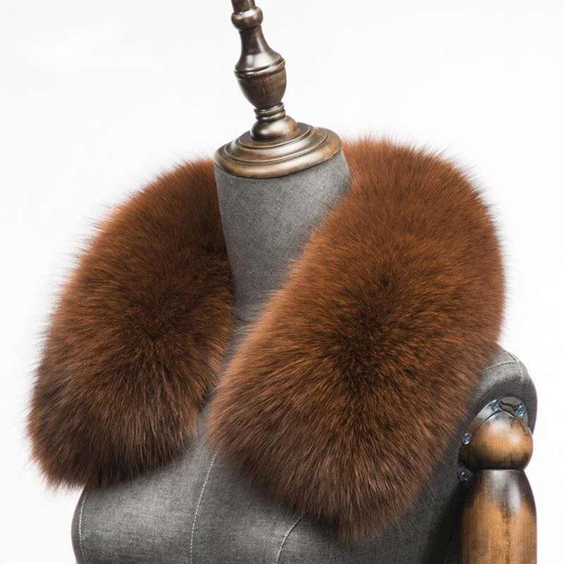Winter Natural Fox Fur Scarf S - Winter Clothing Clearance Sale review and price