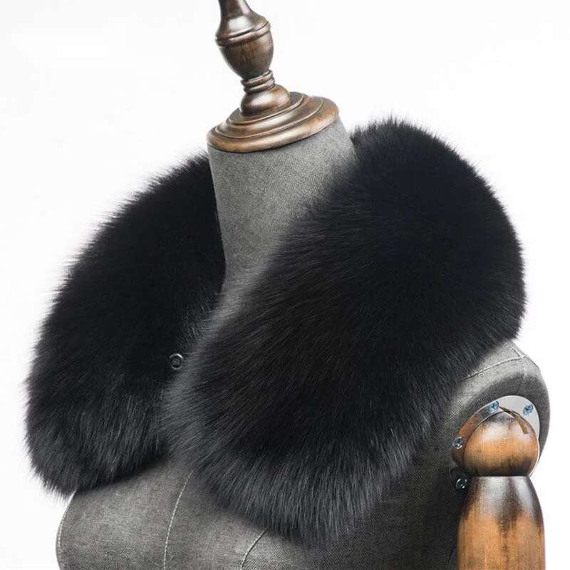 Winter Natural Fox Fur Scarf S - Winter Clothing Clearance Sale review and price