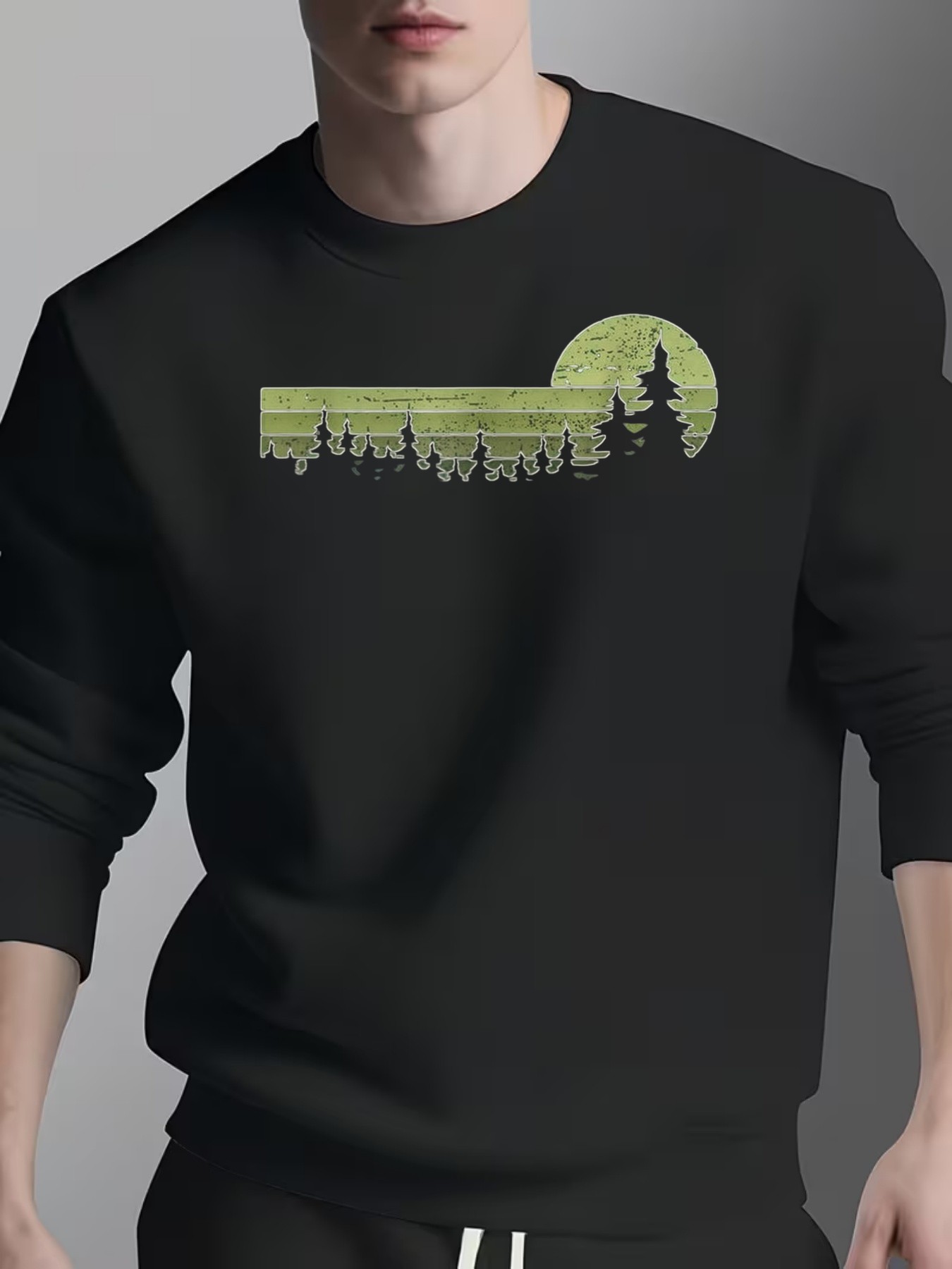Men's Retro Forest Moonlight T - Winter Clothing Activity review and price