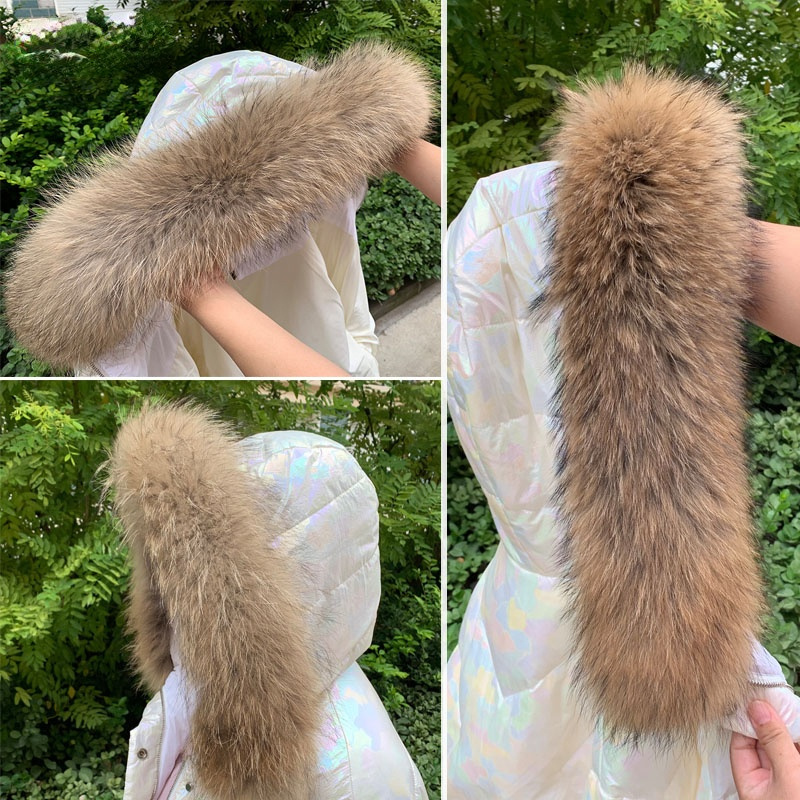 Real Fur Collar for Coat Parka - Winter Clothing Clearance Sale review and price
