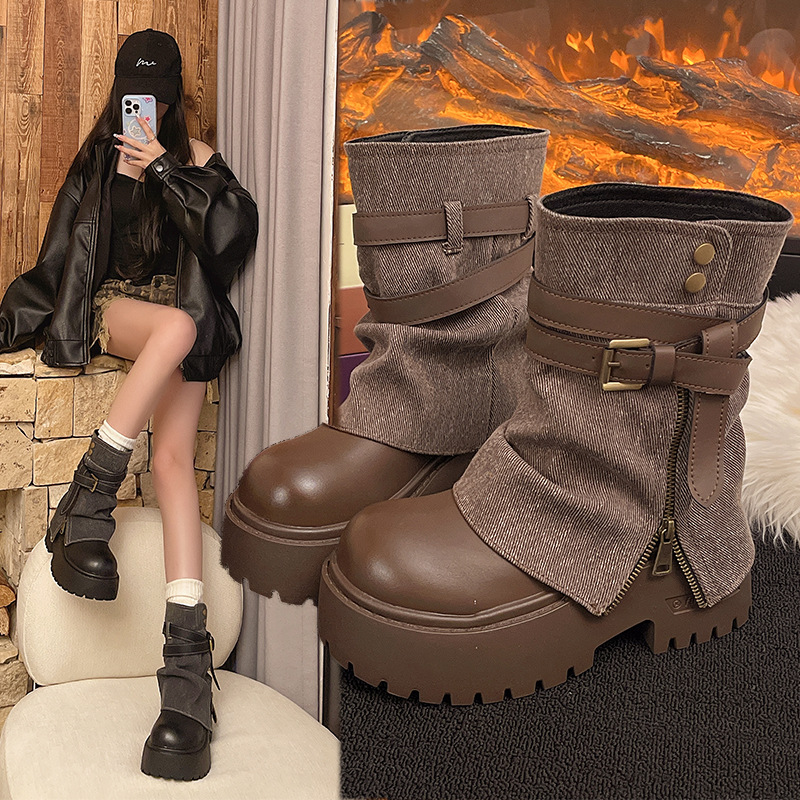 Ankle Boots for Women Cowboy F - Winter Clothing Clearance Sale review and price