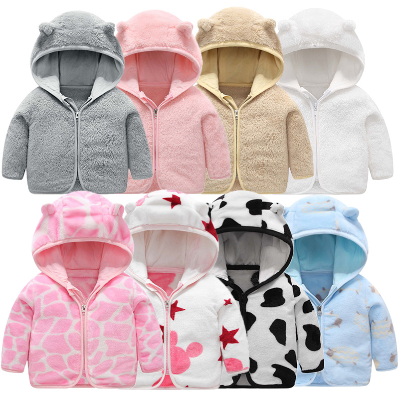 Children Flannel Jacket Autumn - Winter Clothing Activity review and price