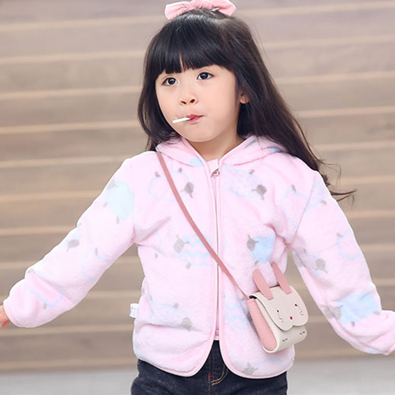 Children Flannel Jacket Autumn - Winter Clothing Activity review and price