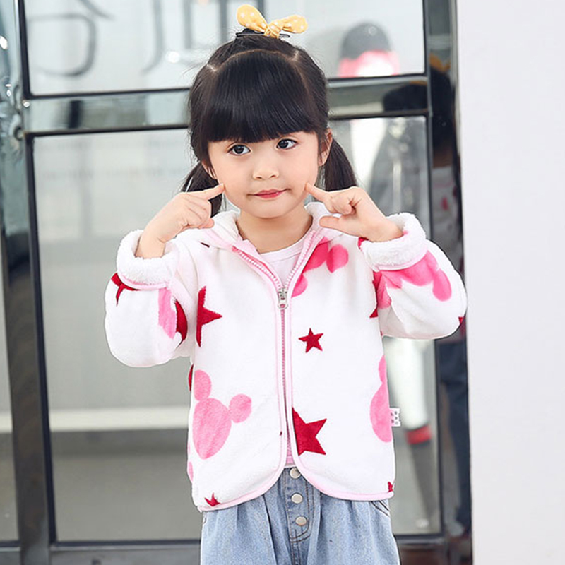 Children Flannel Jacket Autumn - Winter Clothing Activity review and price