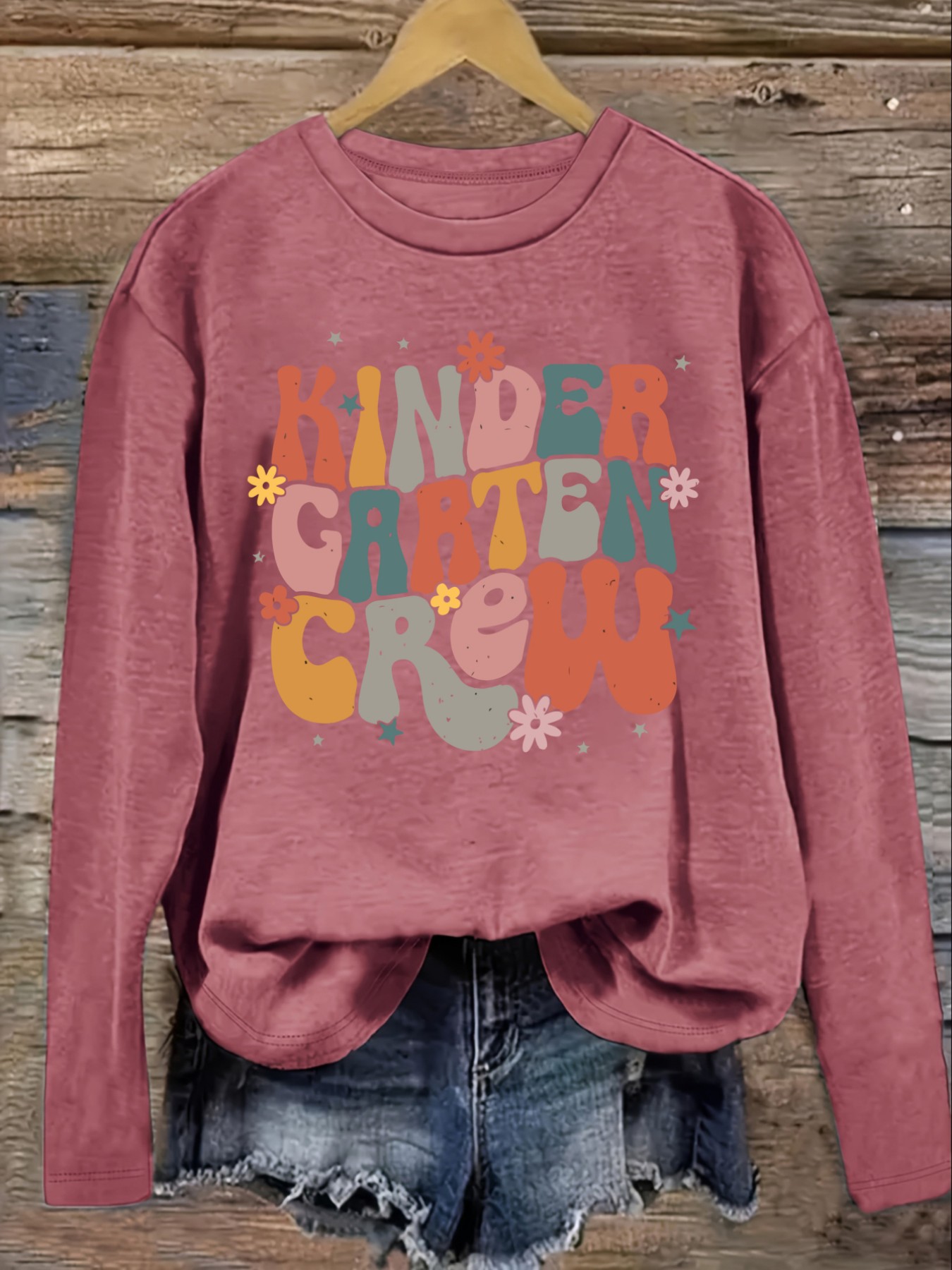 Women's Casual Long Sleeve Cre - Winter Clothing Kindergarten review and price