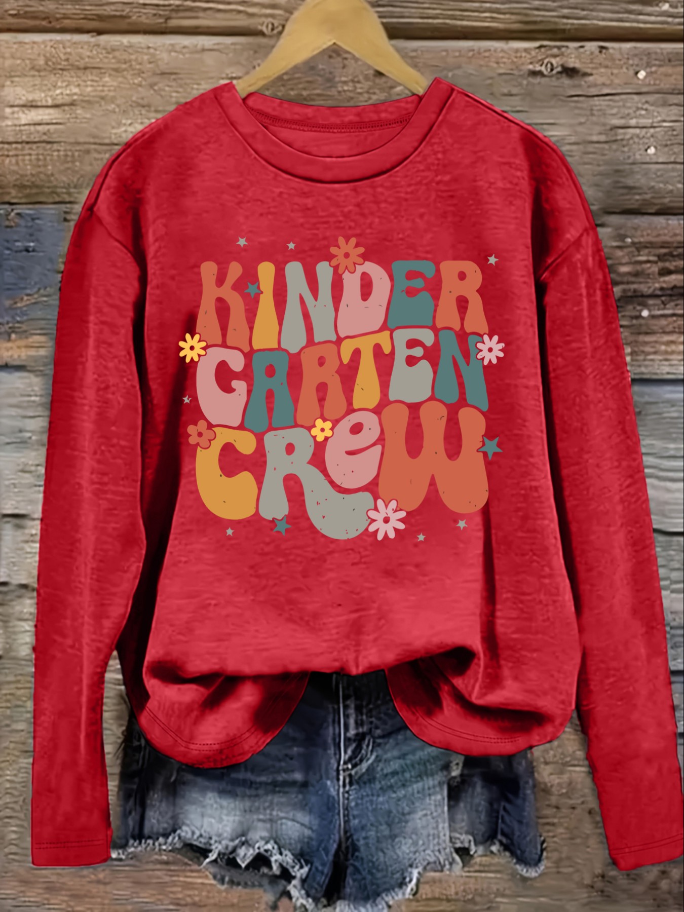 Women's Casual Long Sleeve Cre - Winter Clothing Kindergarten review and price
