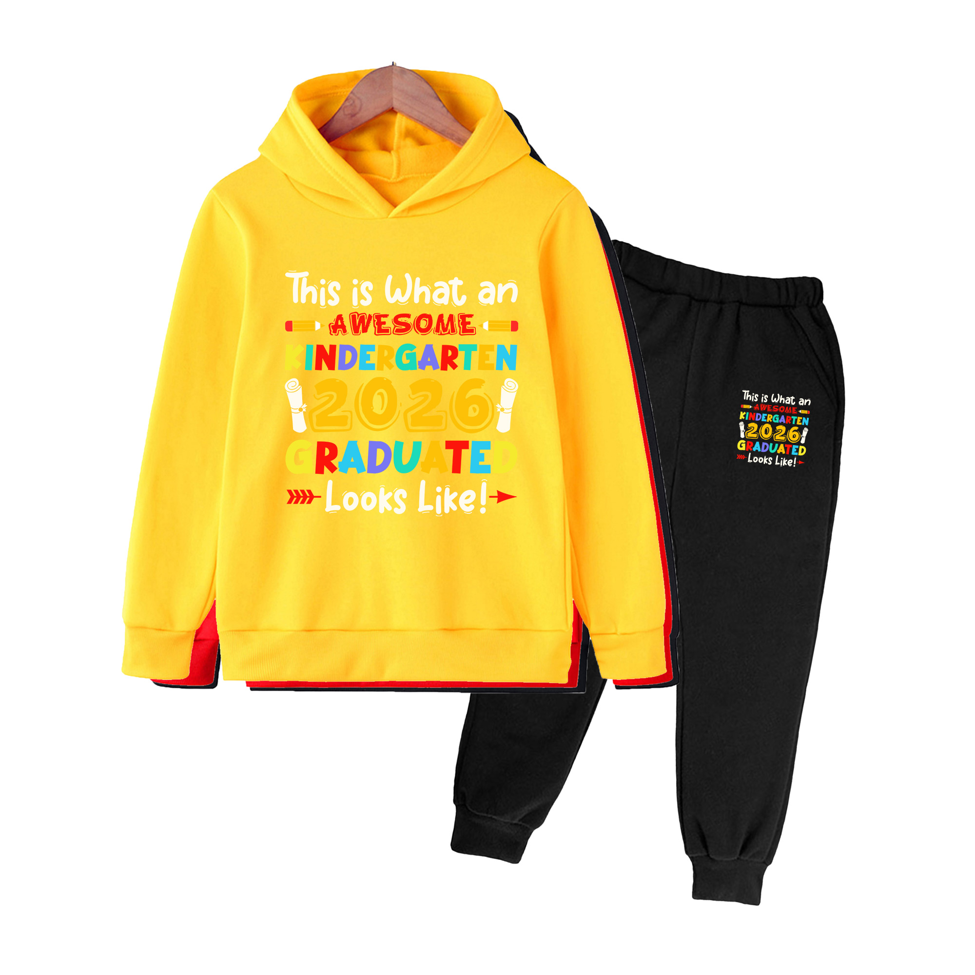 Kids Graduation Hoodie & Pants - Winter Clothing Kindergarten review and price